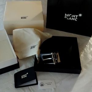 Mont blanc men's belt NWT